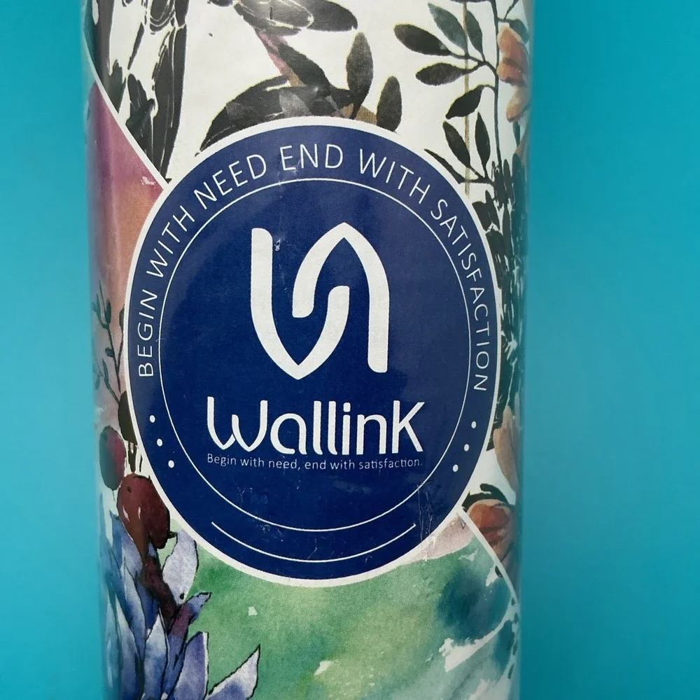 Wallink Peel &‎ Stick Wallpaper, Ranunculus, 2 Rolls, 17.5
